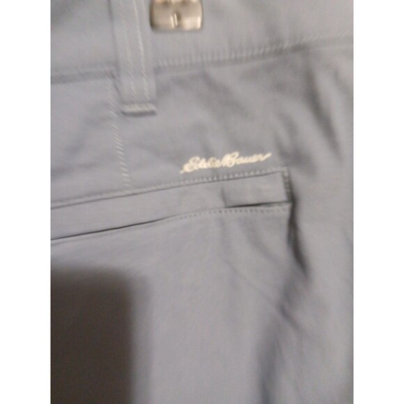 Eddie Bauer Mens Size 36 Chino 10 Inches Nylon Spandex Shorts Ocean Blue - Picture 6 of 9